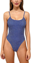 Women's Sexy One Piece Bathing Suit High Cut Leg Cheeky (Style 1C2Q)