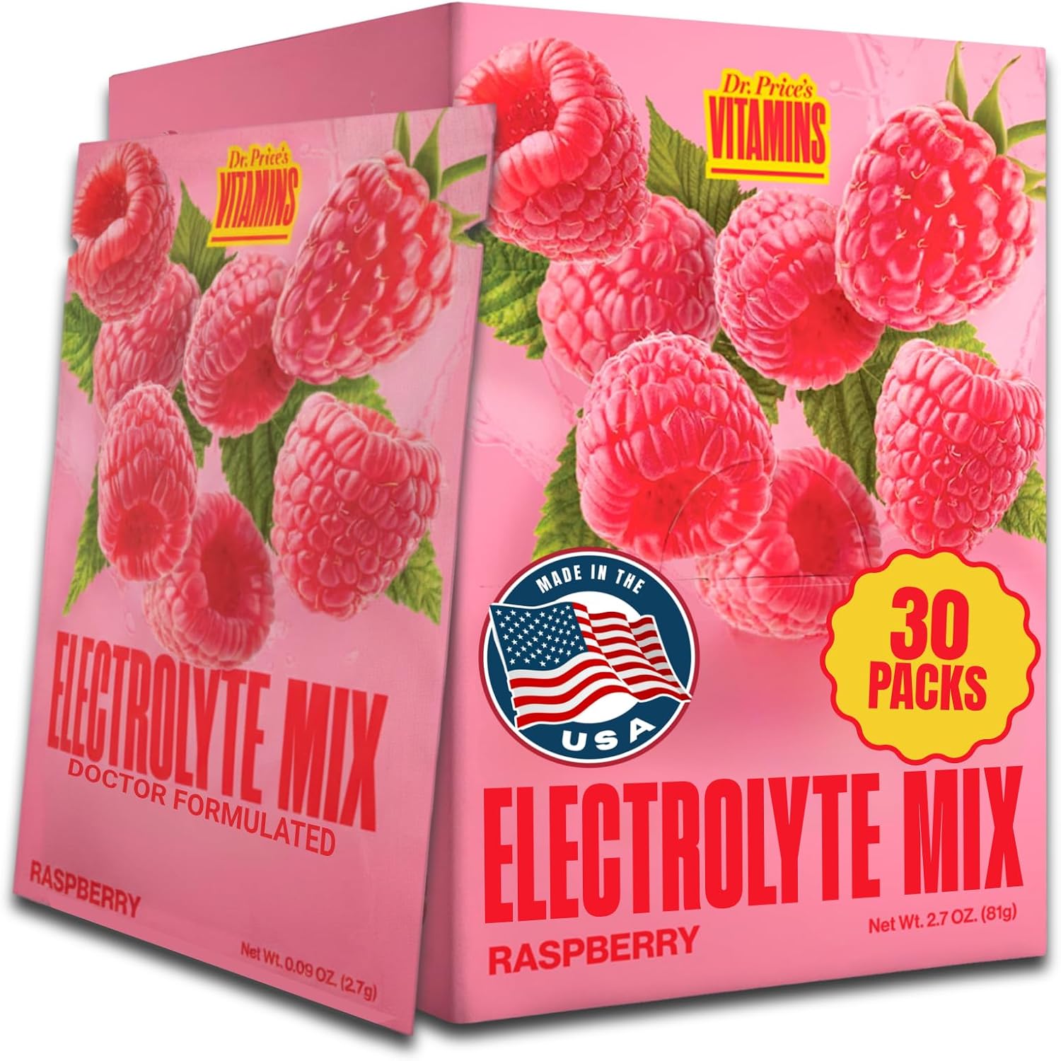 Dr. Prices Electrolytes Powder Packets for Hydration Support