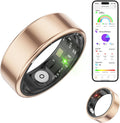 QKeeRing: Health Tracker Ring, Heart Rate, Sleep, Step, IP68, Gold
