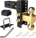 2.5 in Trailer Hitch Adjustable 6 in Drop/Rise - Heavy Duty
