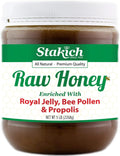 Stakich Royal Jelly Bee Pollen Propolis Raw Honey - Energy Boost