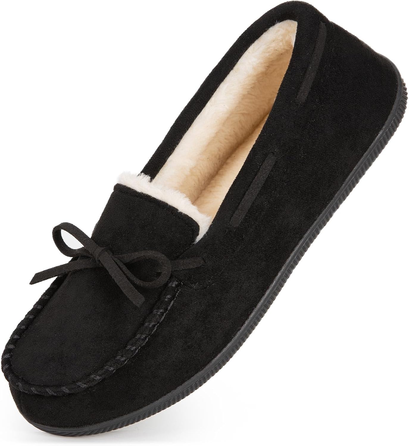 HomeTop Women's Moccasins House Slippers for Cozy Comfort