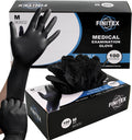 FINITEX Black Nitrile Exam Gloves - 6.3mil Powder-Free