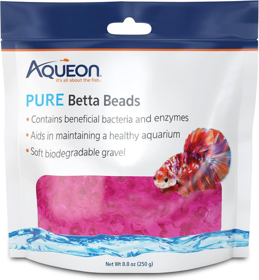 Aqueon PURE Betta Beads - Clear Water Maintenance