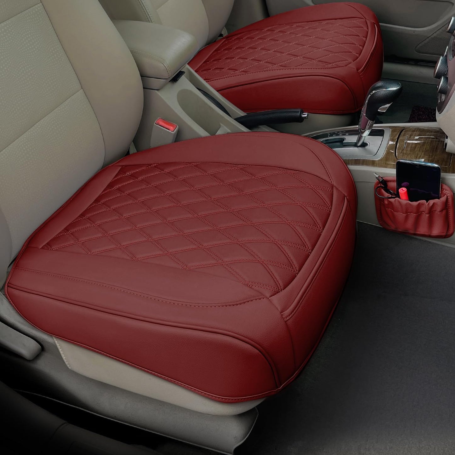2 Pack Leather Front Car Seat Covers for Ultimate Protection