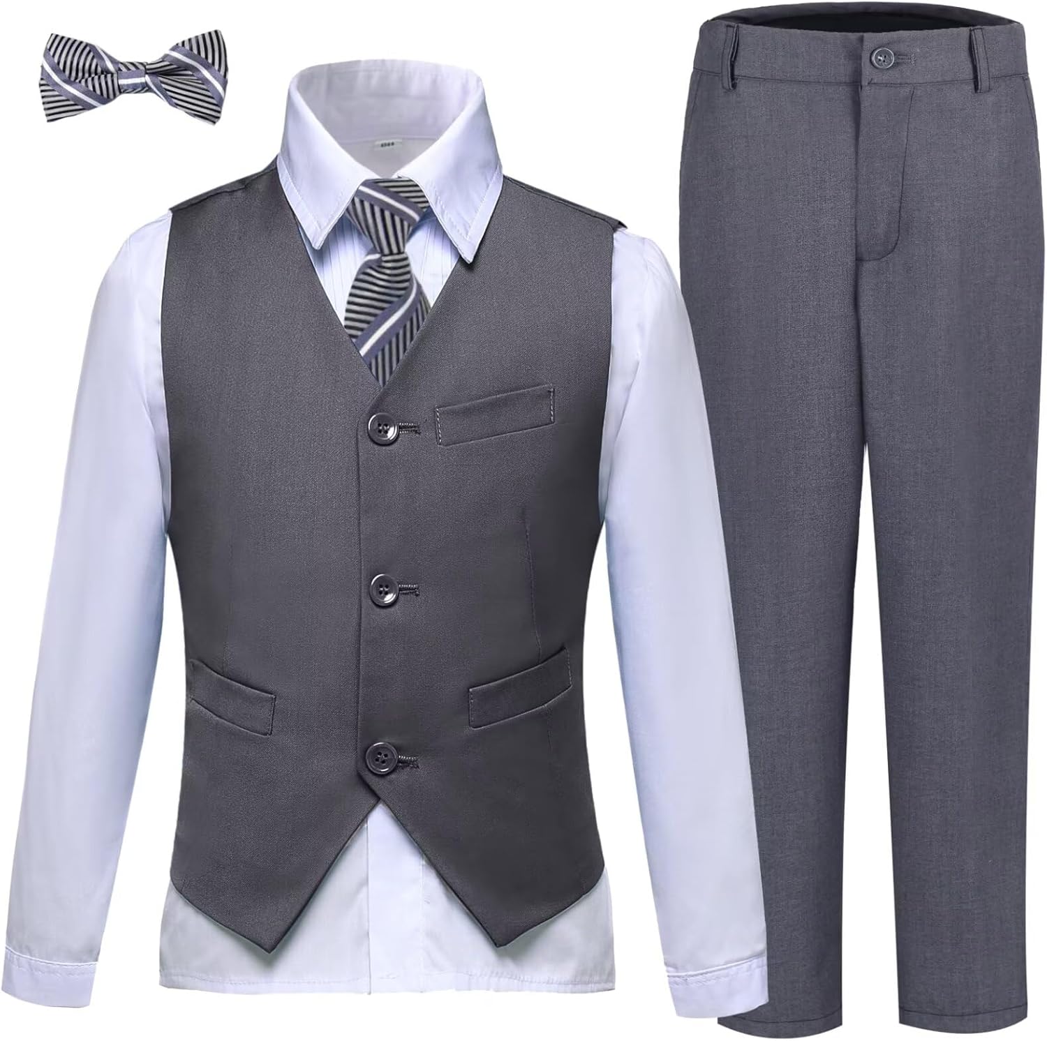 Boys Suits Slim Fit Toddler Tuxedo Set for Weddings and Events