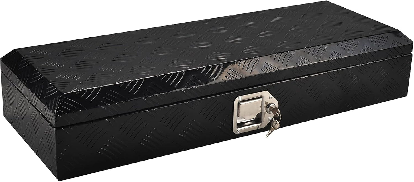 34.5 Inch Aluminum Truck Bed Tool Box for Outdoor Storage