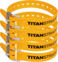 Titan Utility Straps 60 lb Tension Straps 18in 4-Pack - Easy Secure
