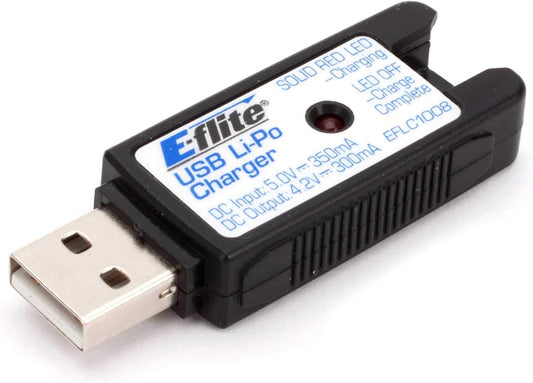 Efficient E-flite 1S USB Charger - Quick Helicopter Parts Replacement