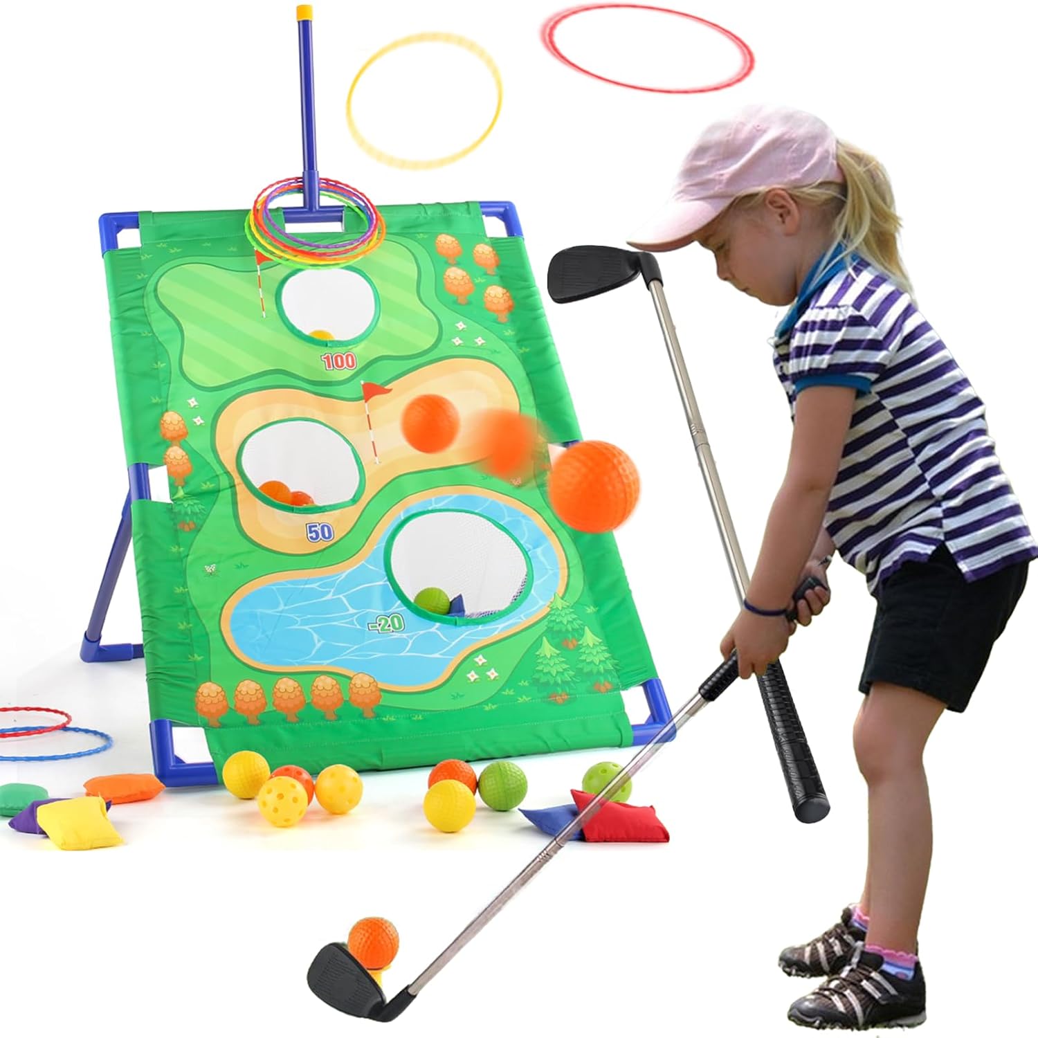 3-in-1 Golf Game Kit - Perfect Chip Practice