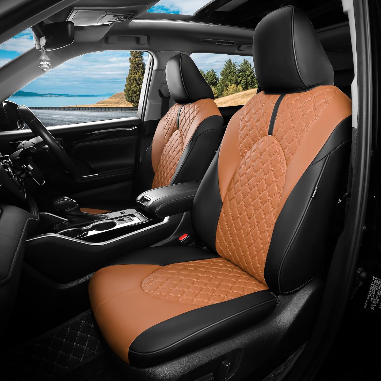 Custom Fit Seat Covers for Toyota Highlander 2020-2025 8 Seaters