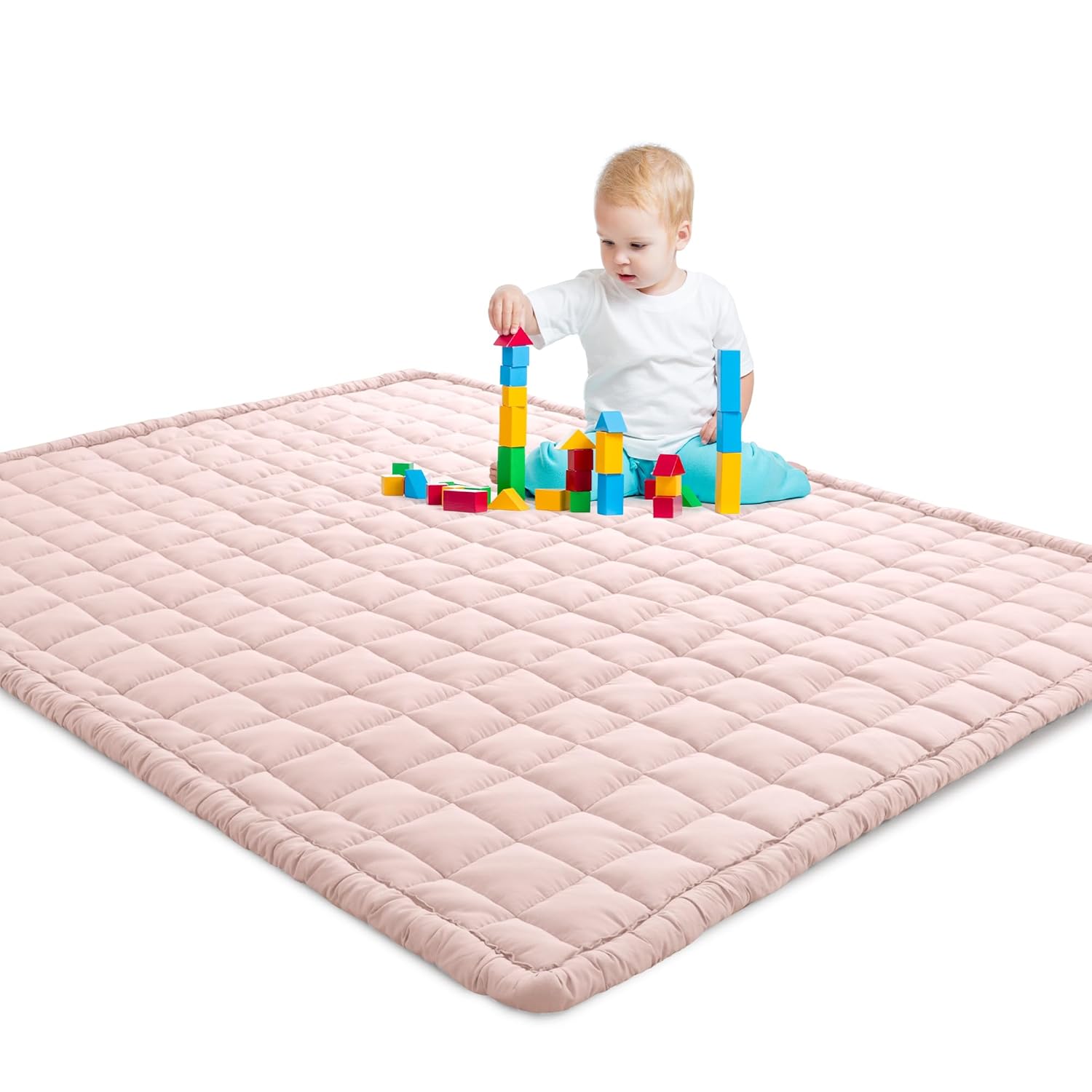 HOMBYS Soft Thick Play Mat - Non-Slip & Washable!
