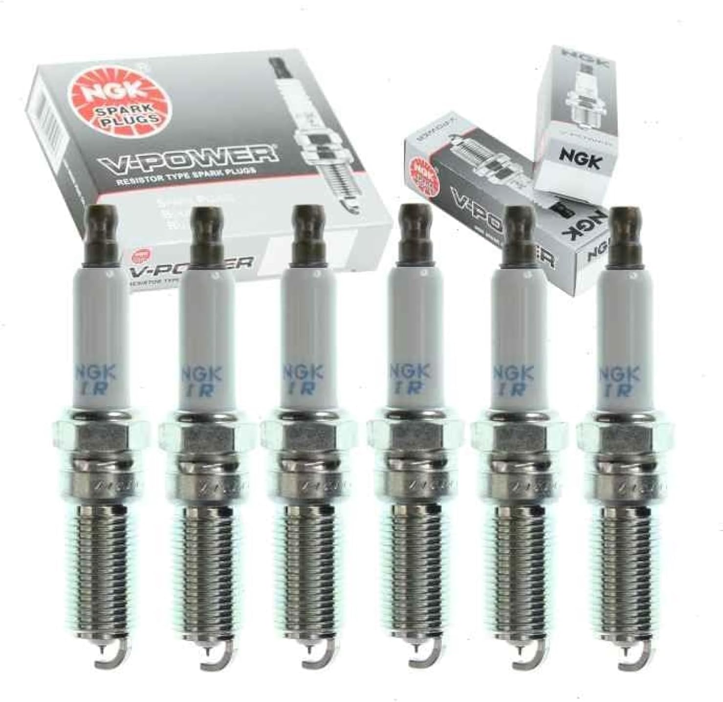 6 pc NGK V-Power Spark Plugs for Jeep Wrangler 3.8L V6 2007-2011