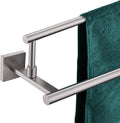 KOKOSIRI Hand Towel Holder Brushed Nickel 20in Double Towel Bars