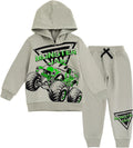 Monster Jam Toddlers & Kids Grave Digger Hoodie and Jogger Set - Cozy