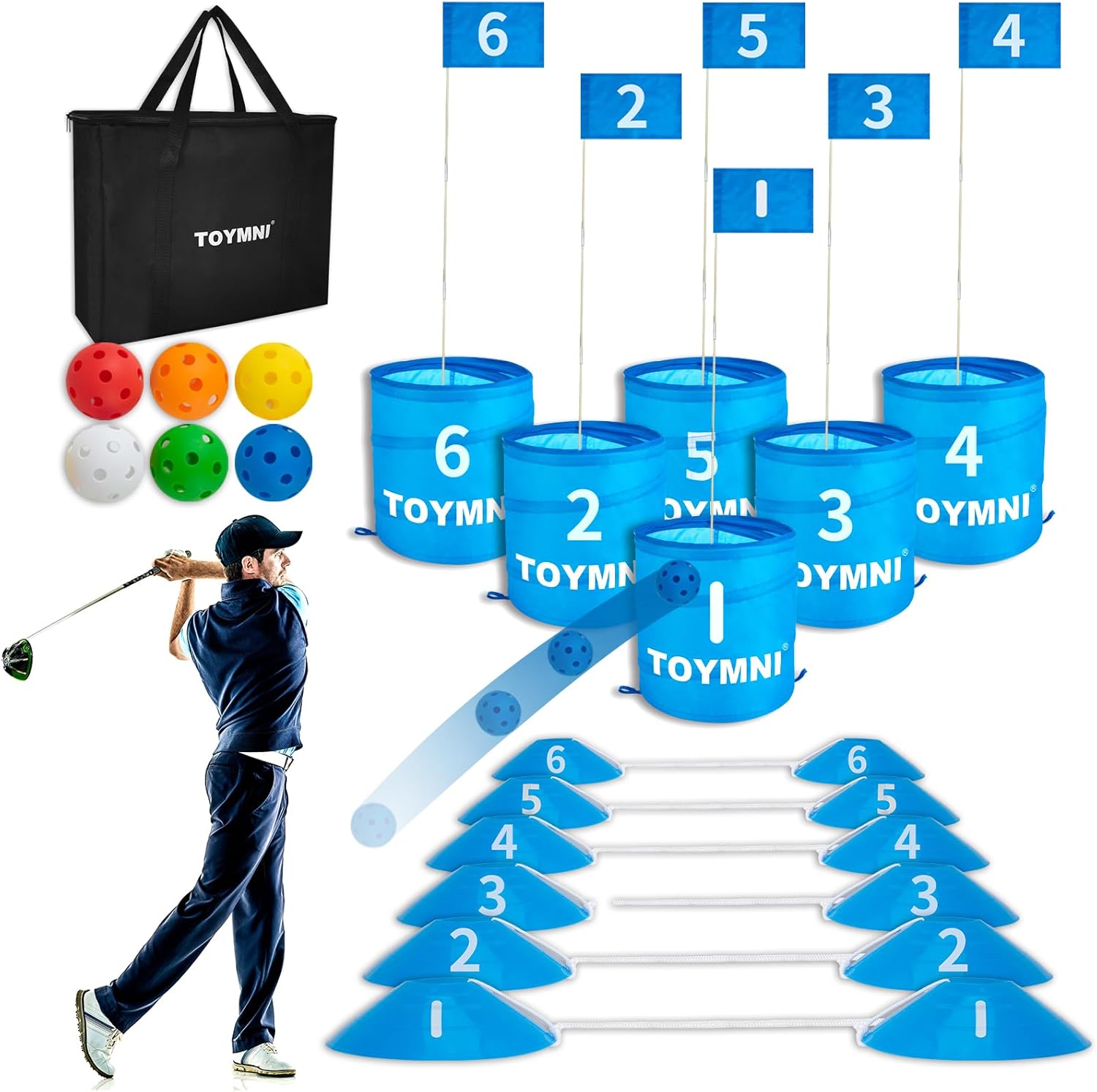 Portable Golf Practice Game for Family Fun