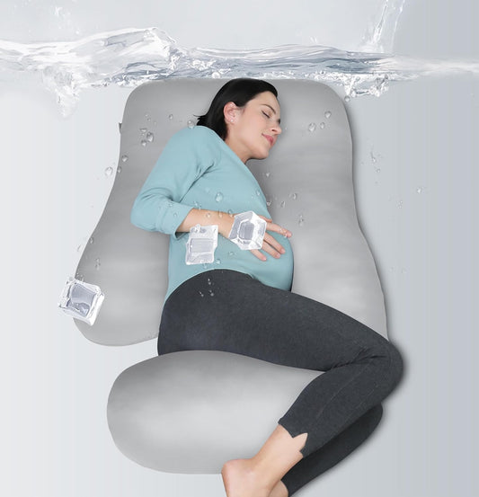 MOON PARK Pregnancy Pillows for Sleeping - U Shaped Comfort