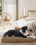 Orthopedic Dog Bed 36 in Coffee - Waterproof, Machine Washable