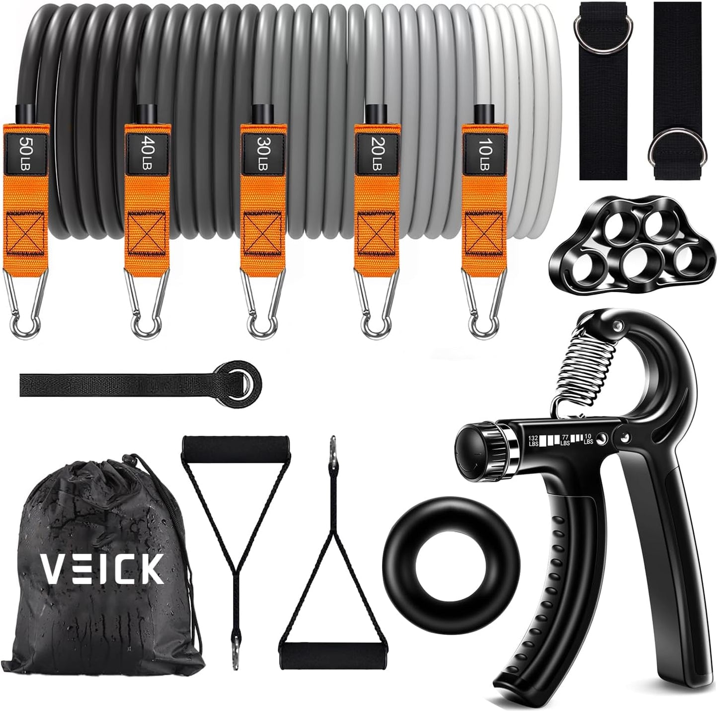 VEICK Resistance Bands Set for Effective Home Workouts