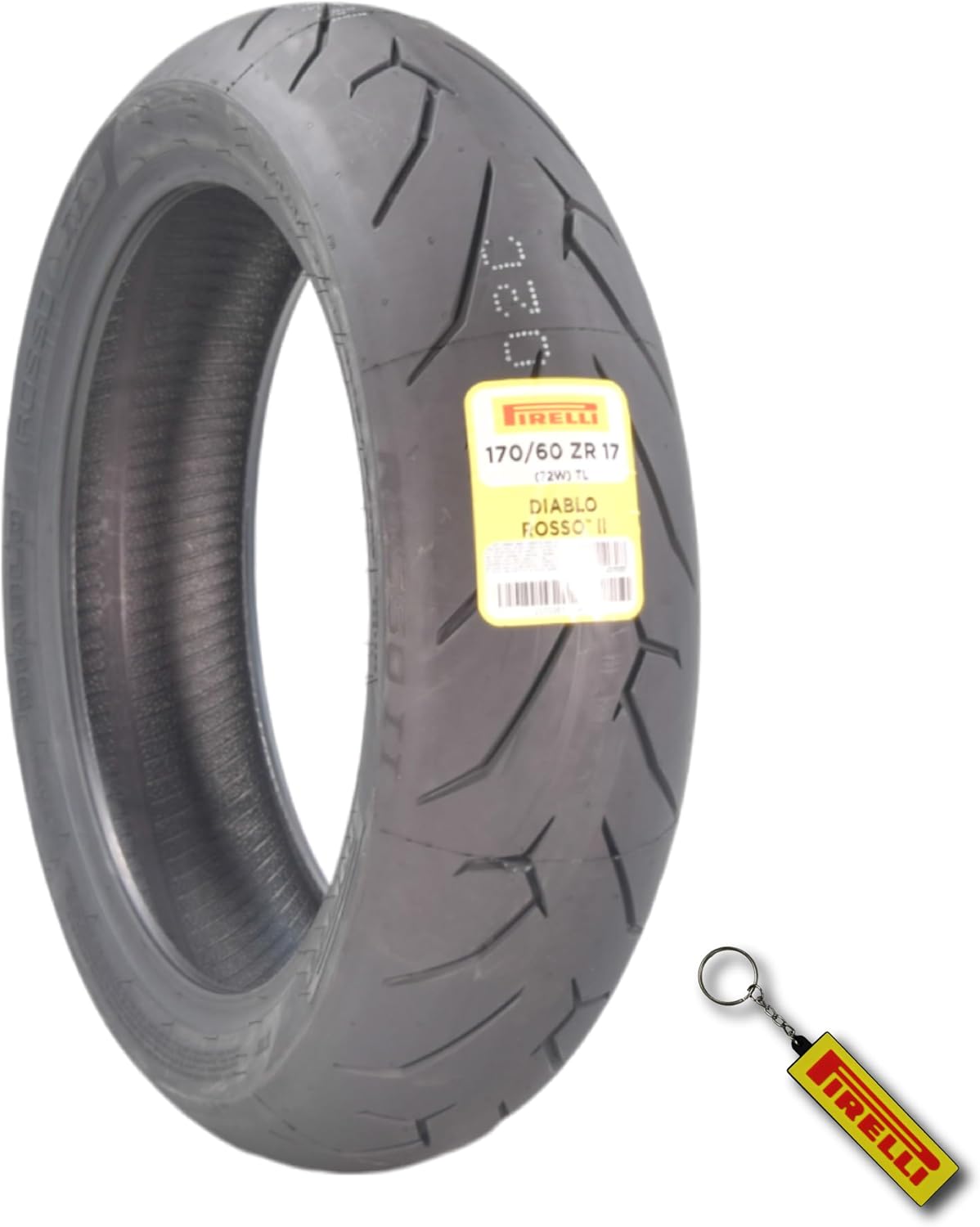 Pirelli Diablo Rosso II 170/60 ZR 17 M/C Rear Tire for Sport Bikes