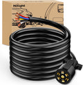Nilight 7 Way 16ft Trailer Extension Cord - Heavy Duty Connector