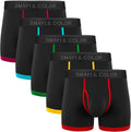 Men's Boxer Briefs Cotton 5-Pack - Comfortable Everyday Fit