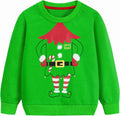 Toddler Boys Christmas Sweatshirt Kids Ugly Xmas Reindeer Santa