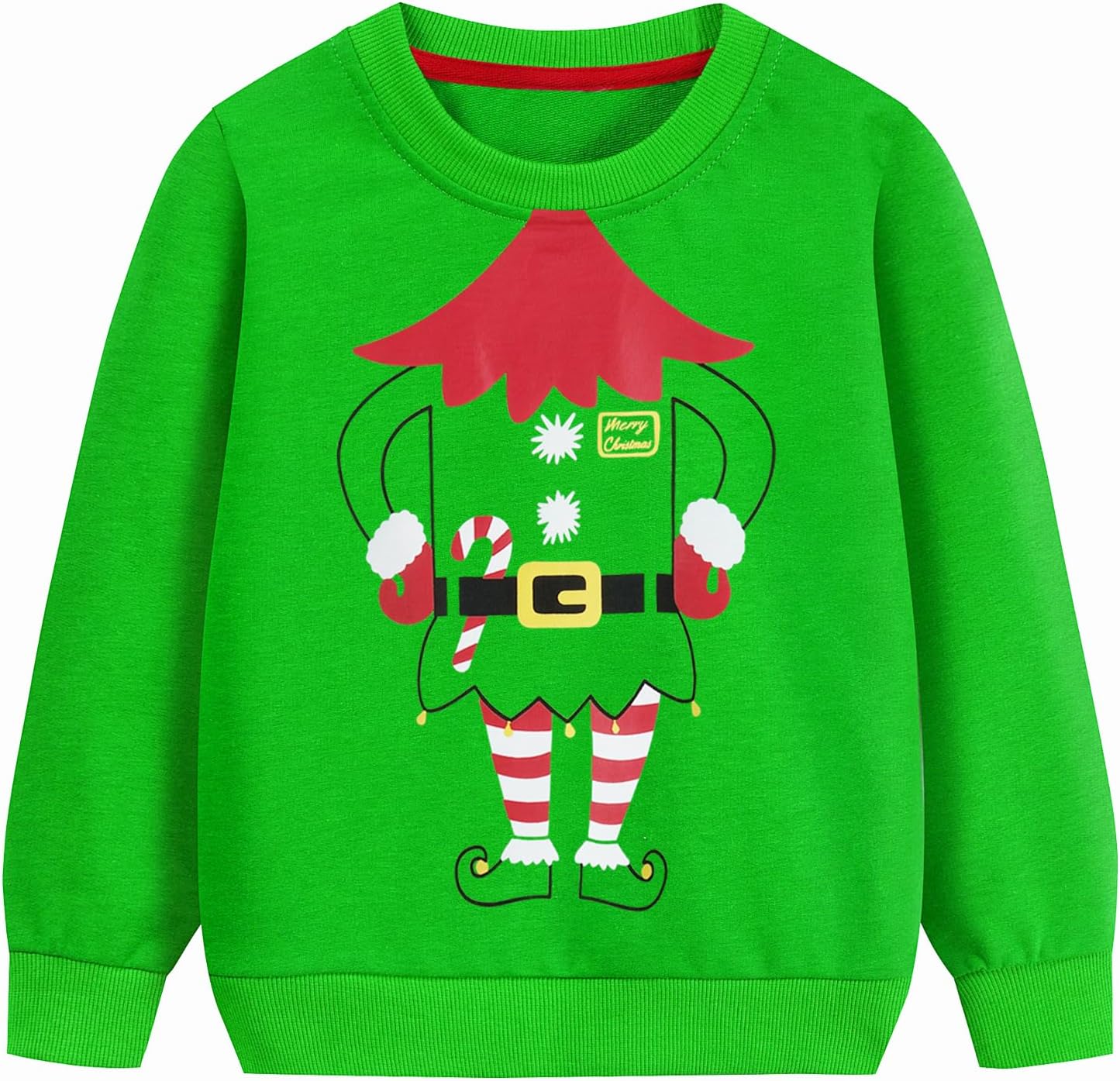 Adorable Reindeer Holiday Sweatshirt for Toddlers 2-7T
