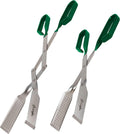 Shark BBQ Grill Tongs for Steaks 2-Pack - Long Reach Precision