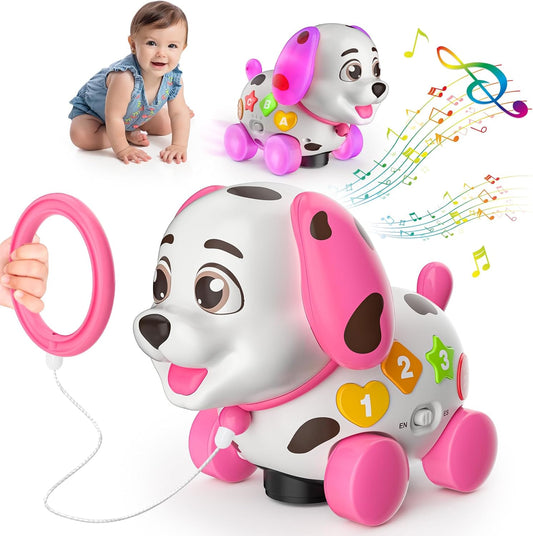 Bilingual Musical Puppy Toys - Perfect First Birthday Gift!