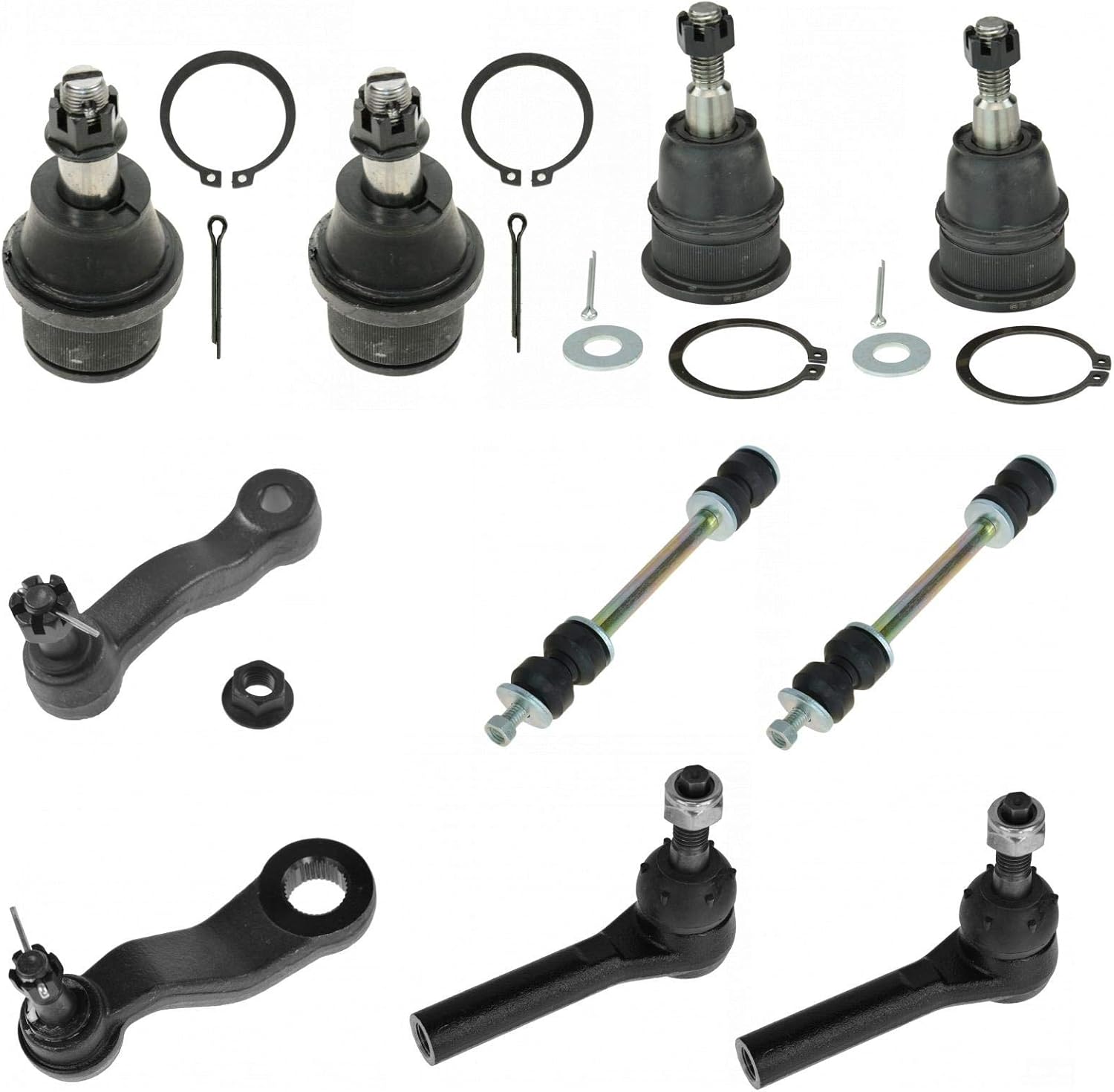 TRQ Front Steering & Suspension Kit for Chevrolet & GMC Vehicles