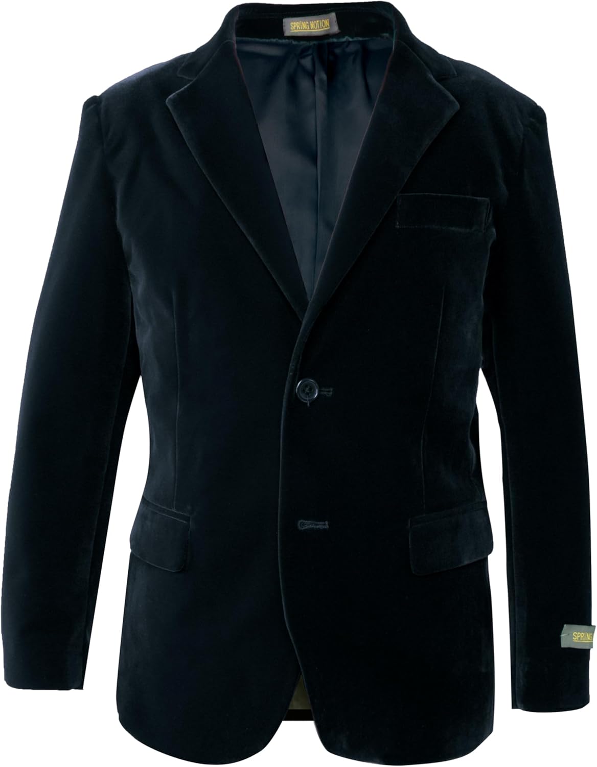 Big Boys' Velvet Blazer for Stylish Formal Events and Holidays
