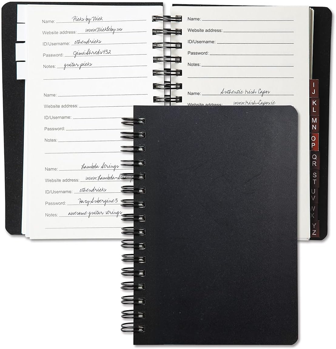 Password & PIN Keeper Book - Secure Offline Storage