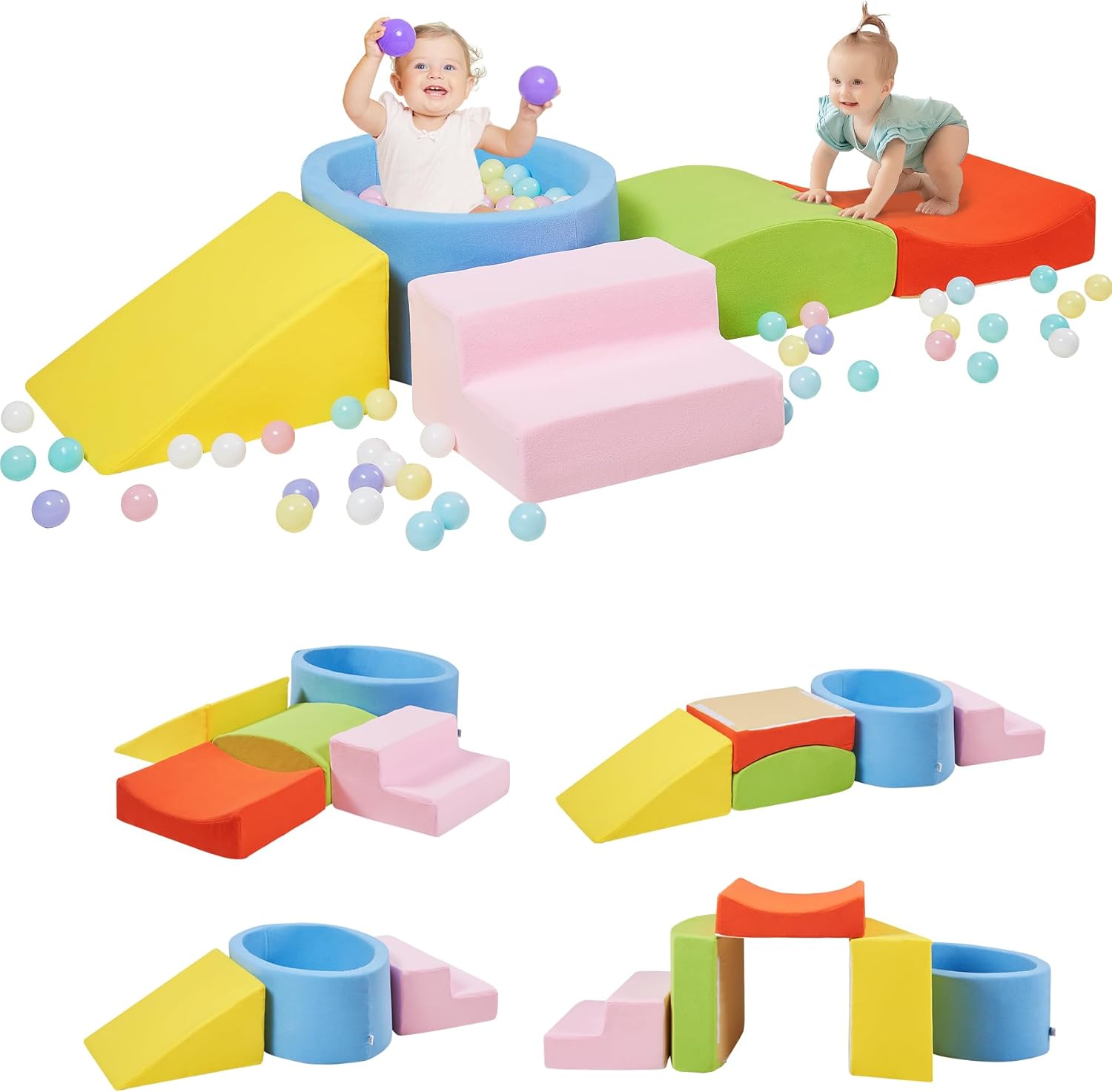 Foam Climbing Blocks for Toddlers - Indoor Playset Fun