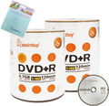 Smartbuy 200-disc 4.7GB 16x DVD+R Logo Top - Bulk 200 Pack