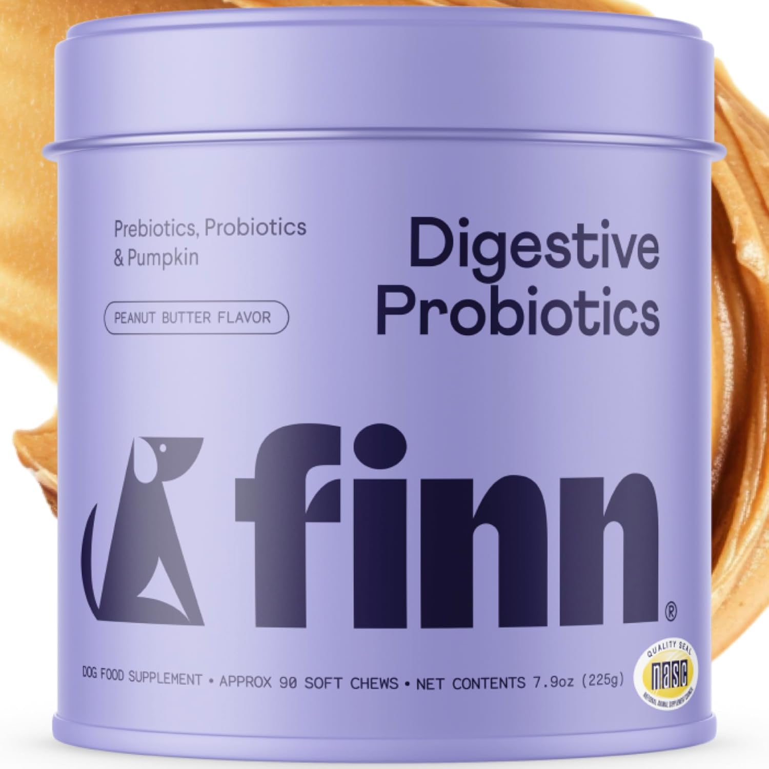 Finn Digestive Probiotics for Dogs - Complete Support Chews