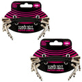 Ernie Ball Flat Ribbon Patch Cable Set 3x2 3 in - Tangle-Free Pedal