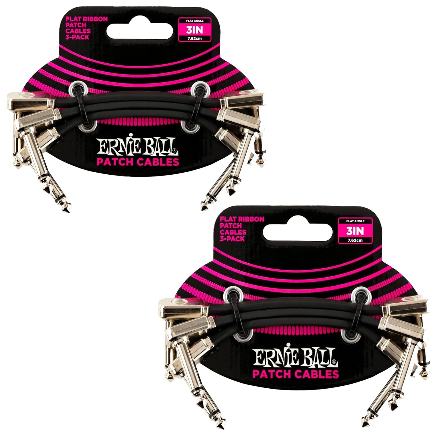 Ernie Ball Flat Ribbon Patch Cable Set for Easy Connections