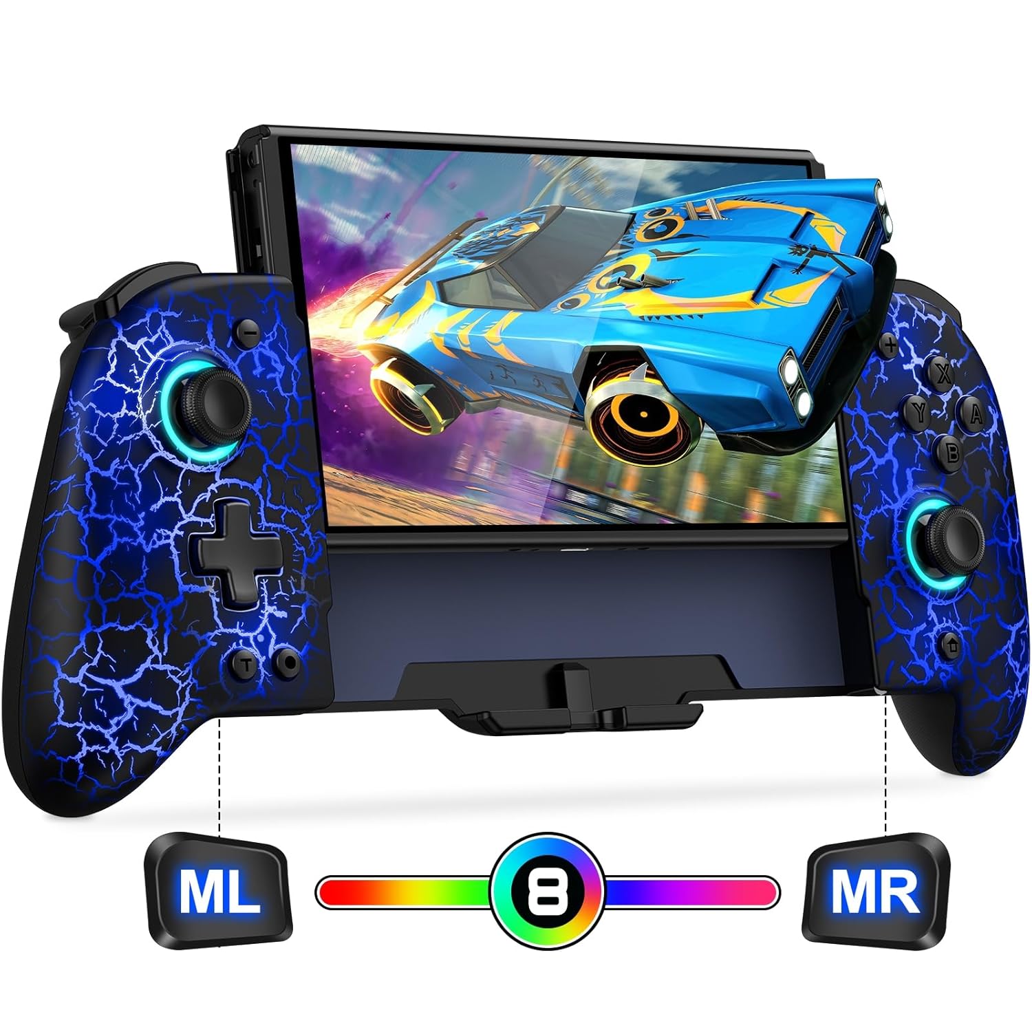 Gammeefy Hall Effect Switch Controller: No Drift, Wireless Joypad