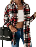 StunShow Women Plaid Shirt Jacket for Trendy Fall Fashion
