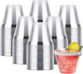 Goodluck 200PCS 9oz Plastic Cups for Party - Disposable Silver Tumbler