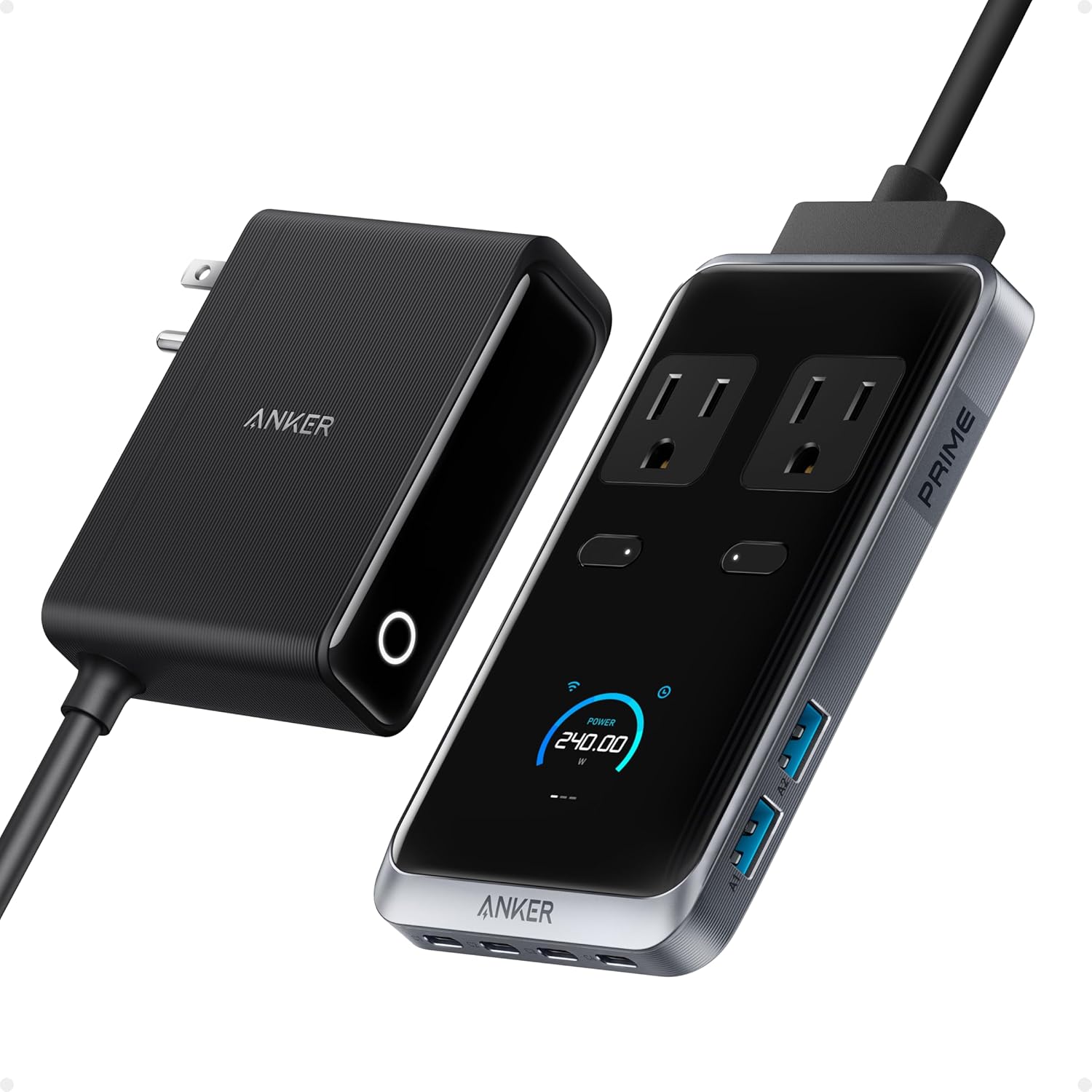 Anker 240W 8-in-1 Power Strip - Fast Charging for iPhone 15/14