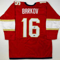 Facsimile Autographed Aleksander Barkov Florida Red Reprint Laser Auto