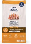 Duck & Potato Grain-Free Dry Dog Food 22 Pound - Limited Ingredient