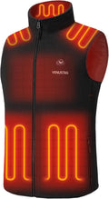 Venustas Men's Heated Vest with 20 Hours of Warmth and Comfort