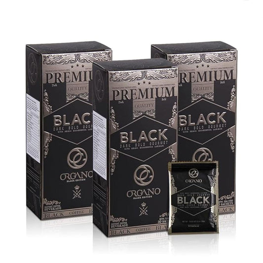 ORGANO Gourmet Black Coffee with Ganoderma Lucidum for Flavor