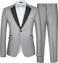 MAGE MALE Men's Formal 2 Piece Suit for Weddings and Events