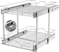 OCG 2 Tier Pull Out Cabinet Organizer (14 in W x 21 in D) - Smooth