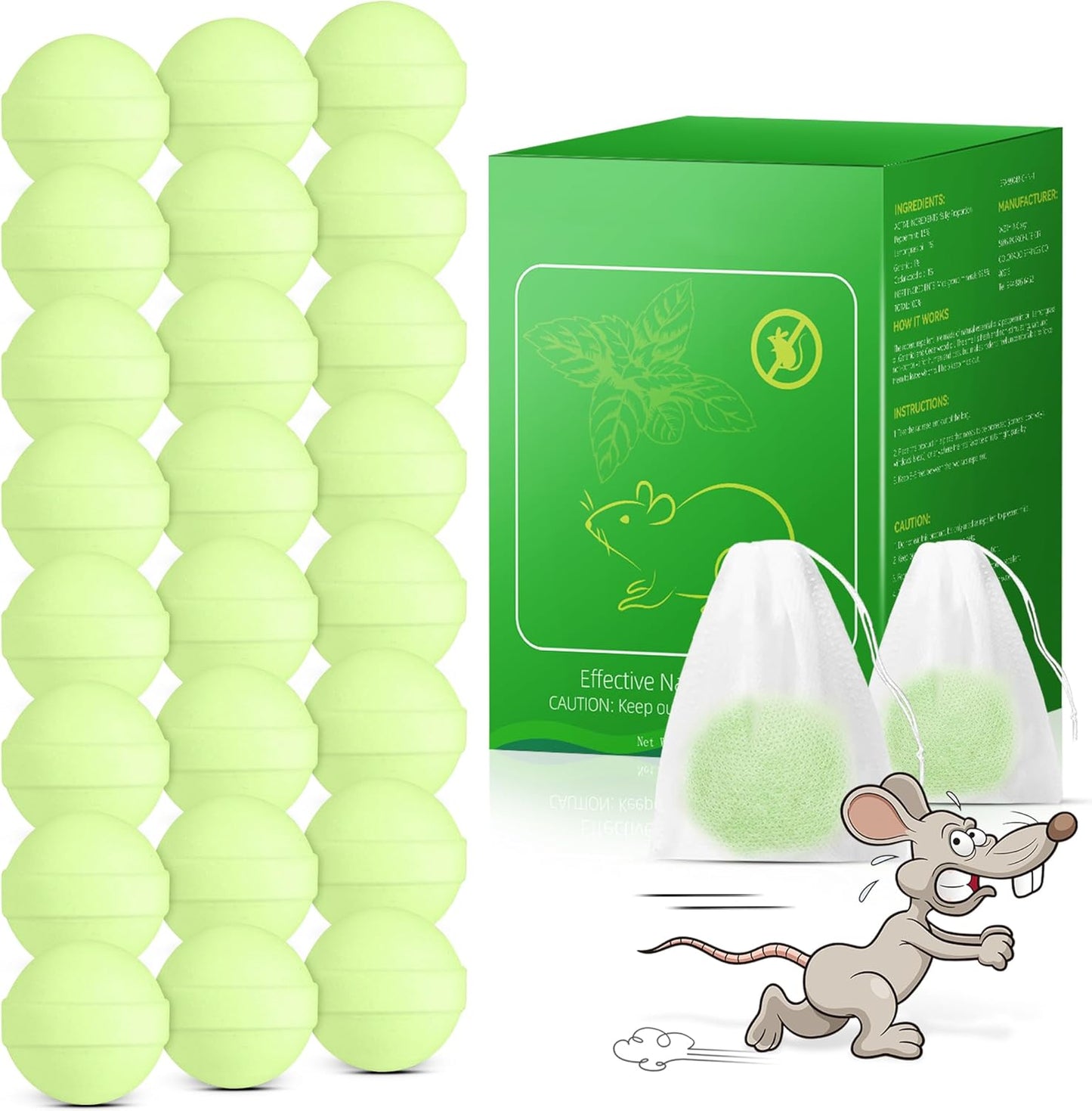 Pet-Safe Peppermint Oil Rat Repellent - 24 Pack