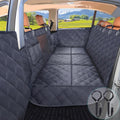 Back Seat Extender for Dogs with Seat Belts and Cover